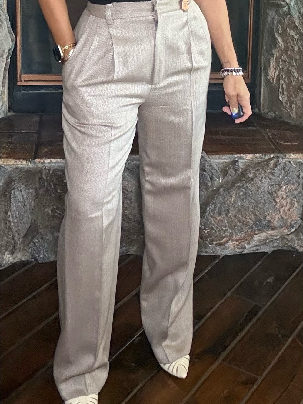 Morgan Taylor women  Two-Piece Suit in Taupe - Picture 13 of 13